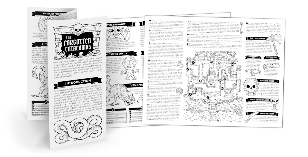 Forgotten Catacombs RPG Adventure