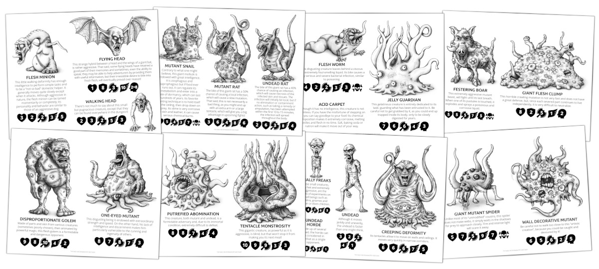 Mad Necromancer Bestiary