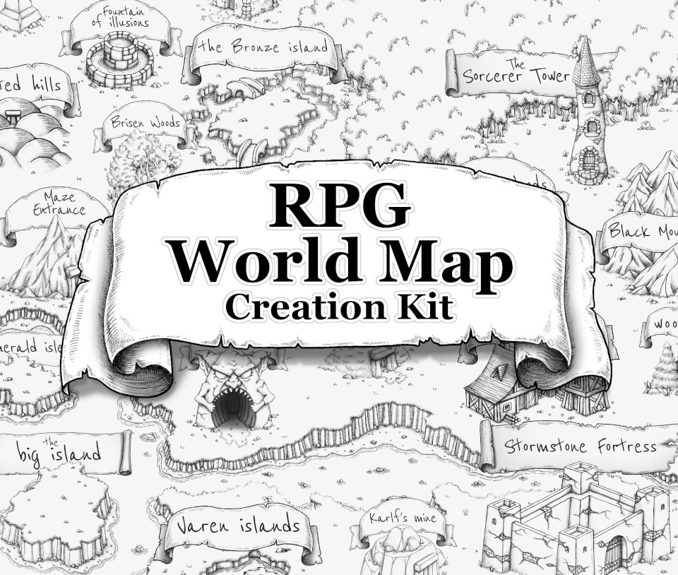 RPG World Map Creation Kit